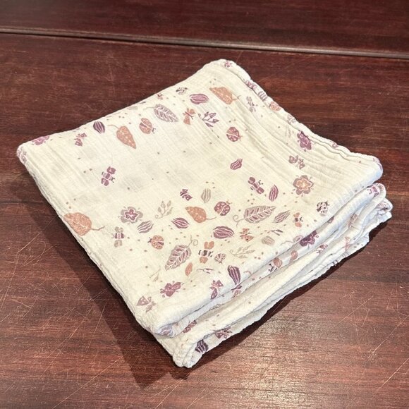 Aden + Anais "Once Upon A Time" Lightweight Muslin Blanket - 100% Organic Cotton - Picture 1 of 4